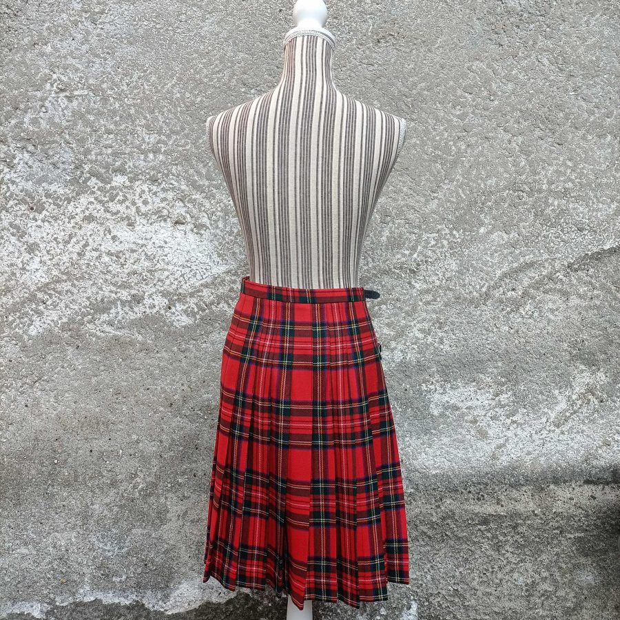 Vintage scottish kilt skirt