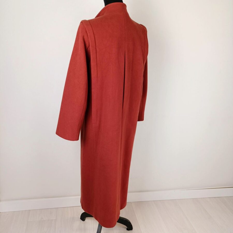 cappotto donna lungo rosso