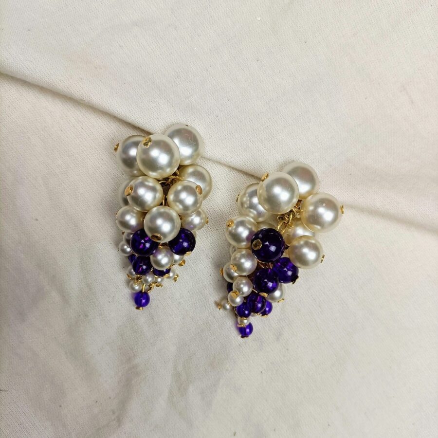 vintage clip earrings 70s
