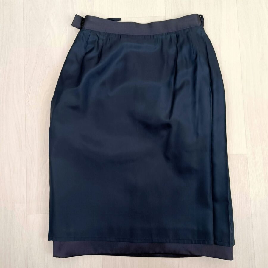vintage blue skirt