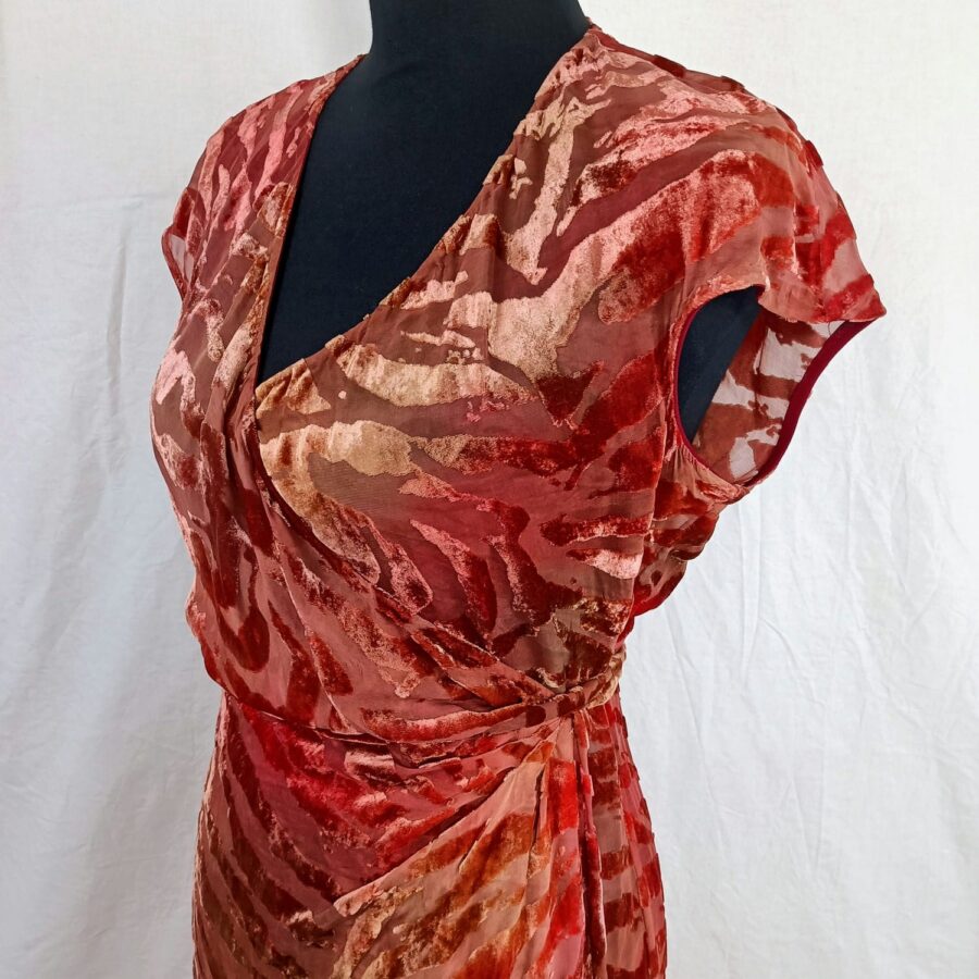 wrap dress vintage tigrato