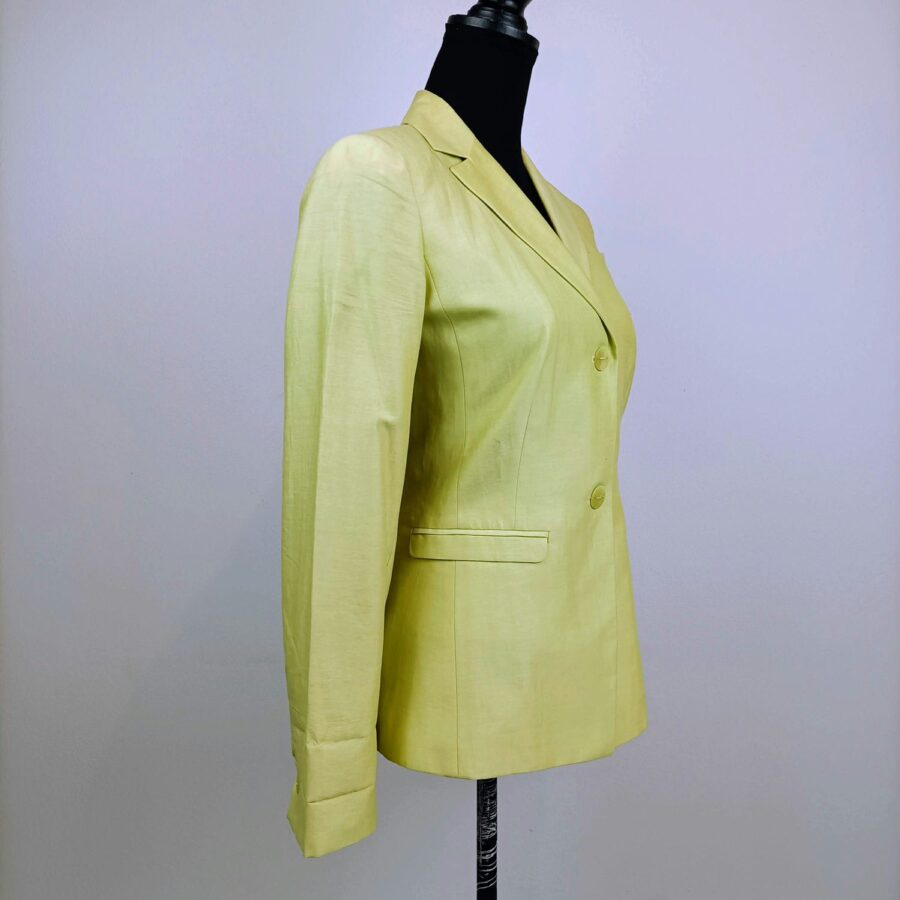 giacca colorblock giallo