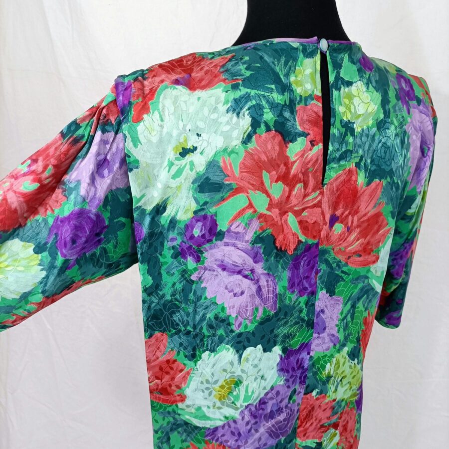 vintage flower blouse 80s