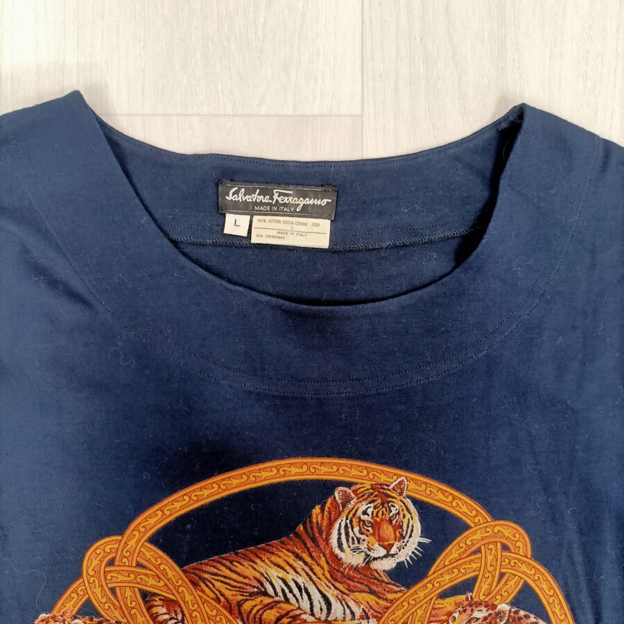 maglietta con tigri vintage