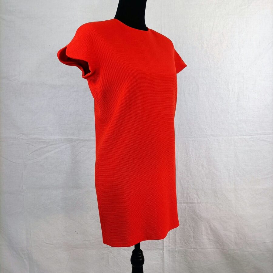 vestito corto arancione vintage donna