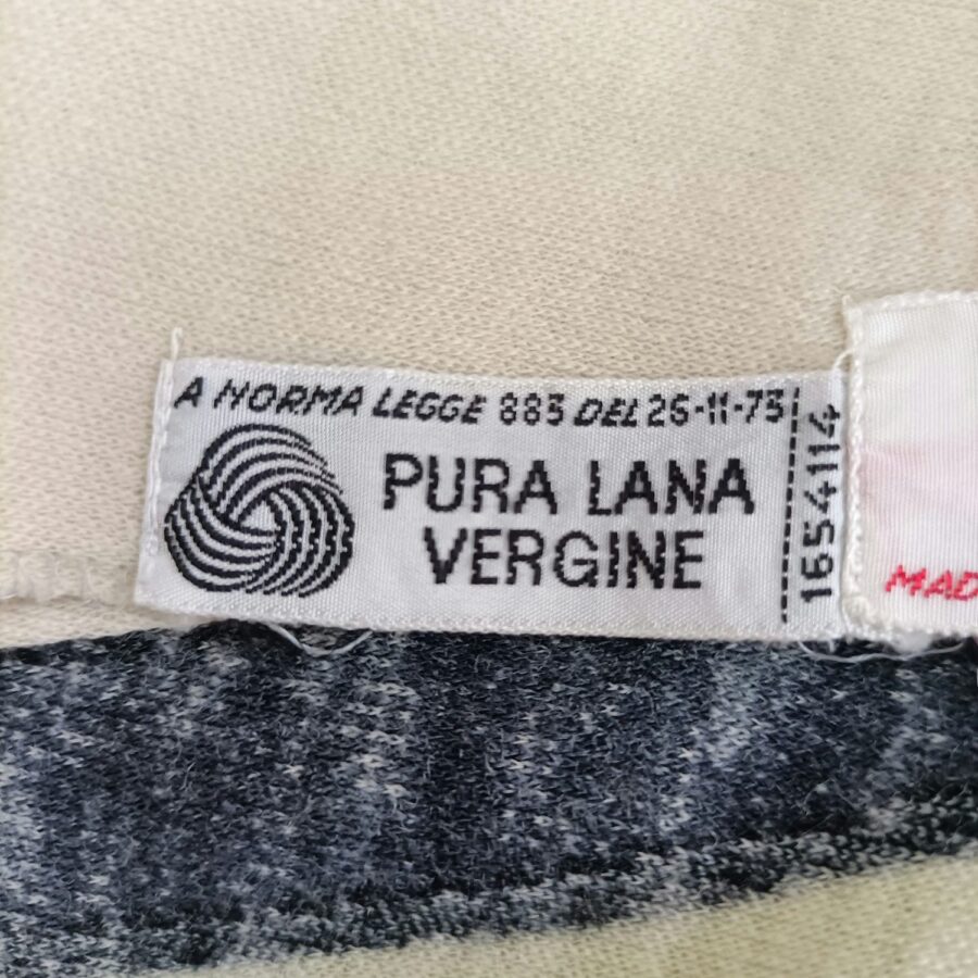 vestito vintage lana vergine