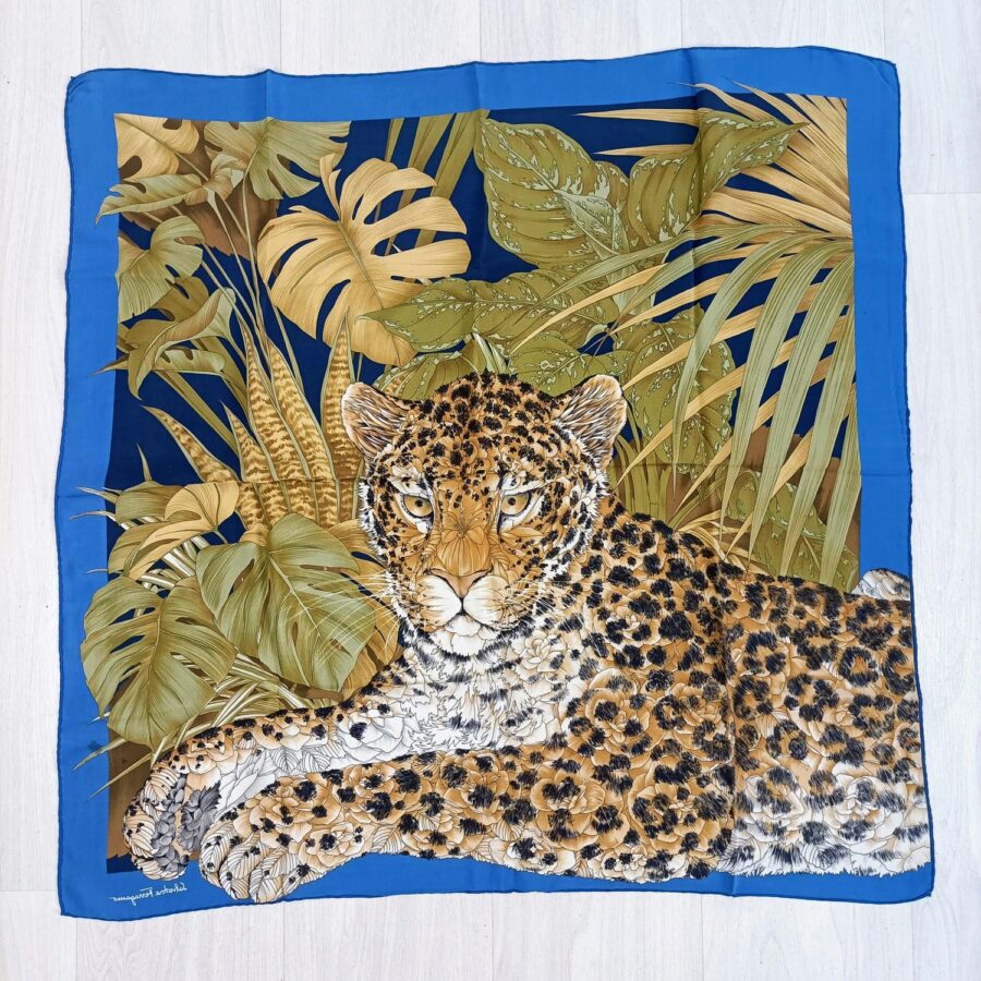 foulard con leopardo