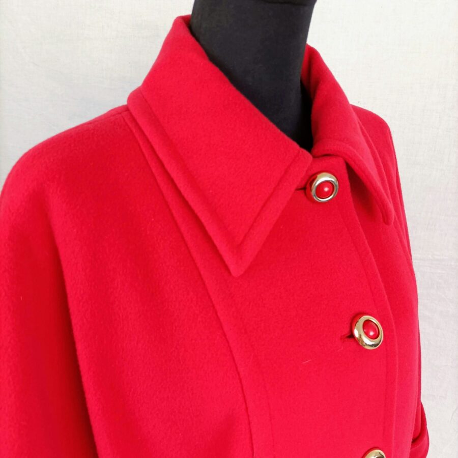 maxi red coat