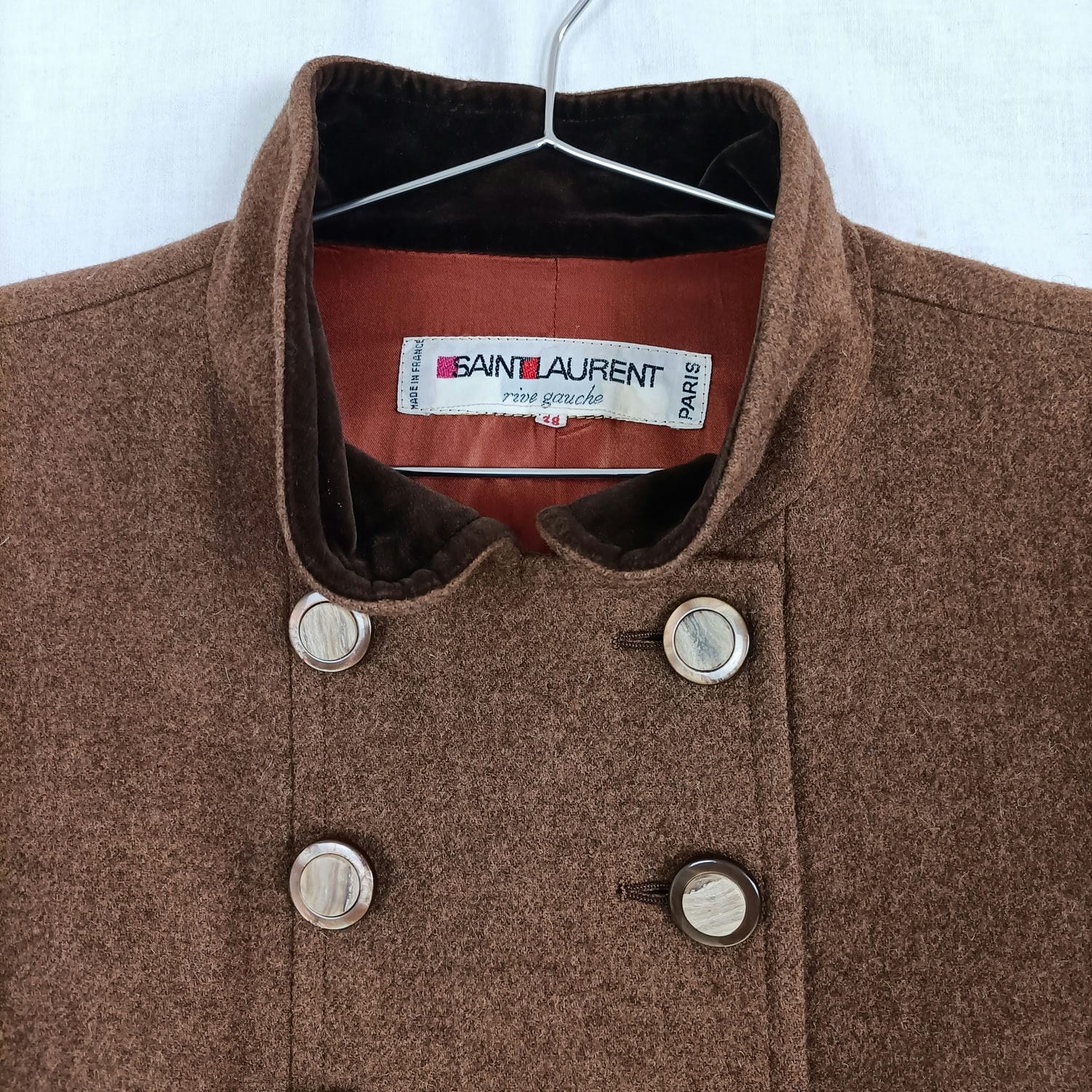 cappotto marrone vintage alta moda