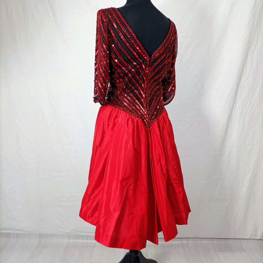 vestito rosso da cocktail