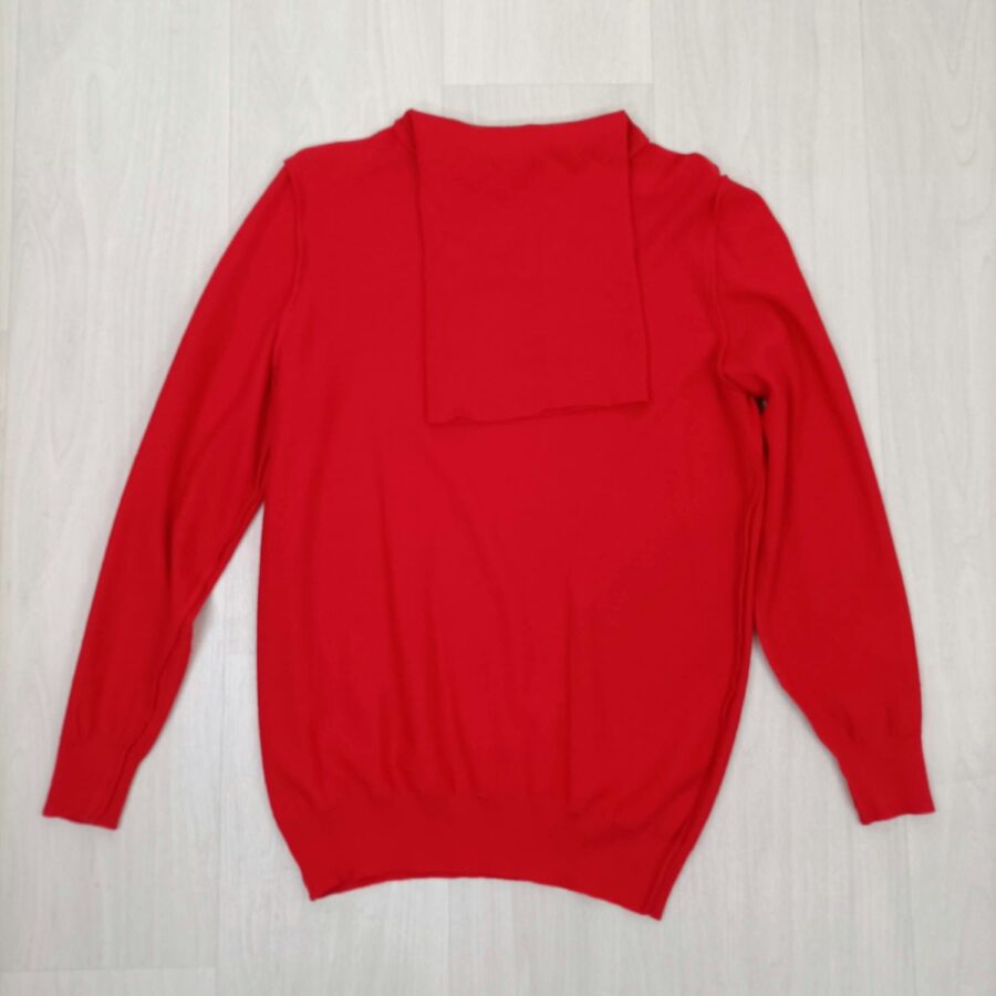 maglione rosso vintage