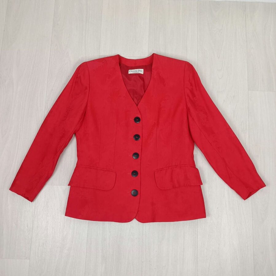 giacca rossa donna vintage anni 80