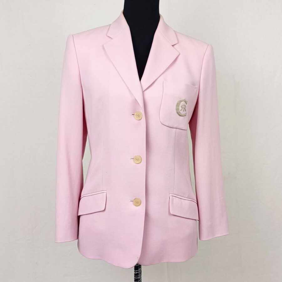 giacca rosa vintage