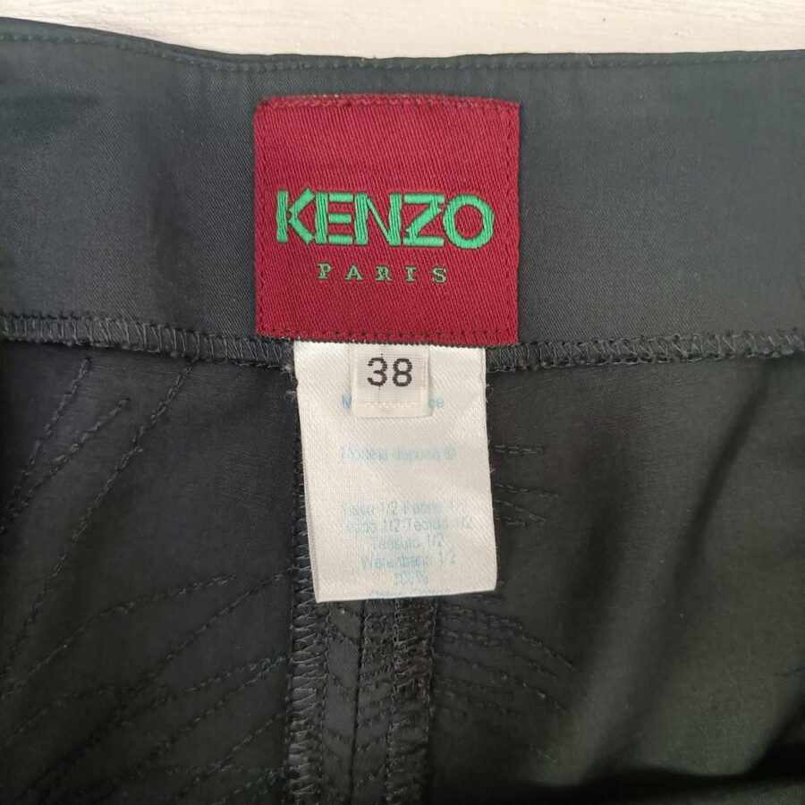 Tailleur pantalone nero Kenzo Paris vintage 90s