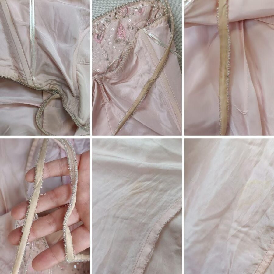 vintage silk ceremony dress