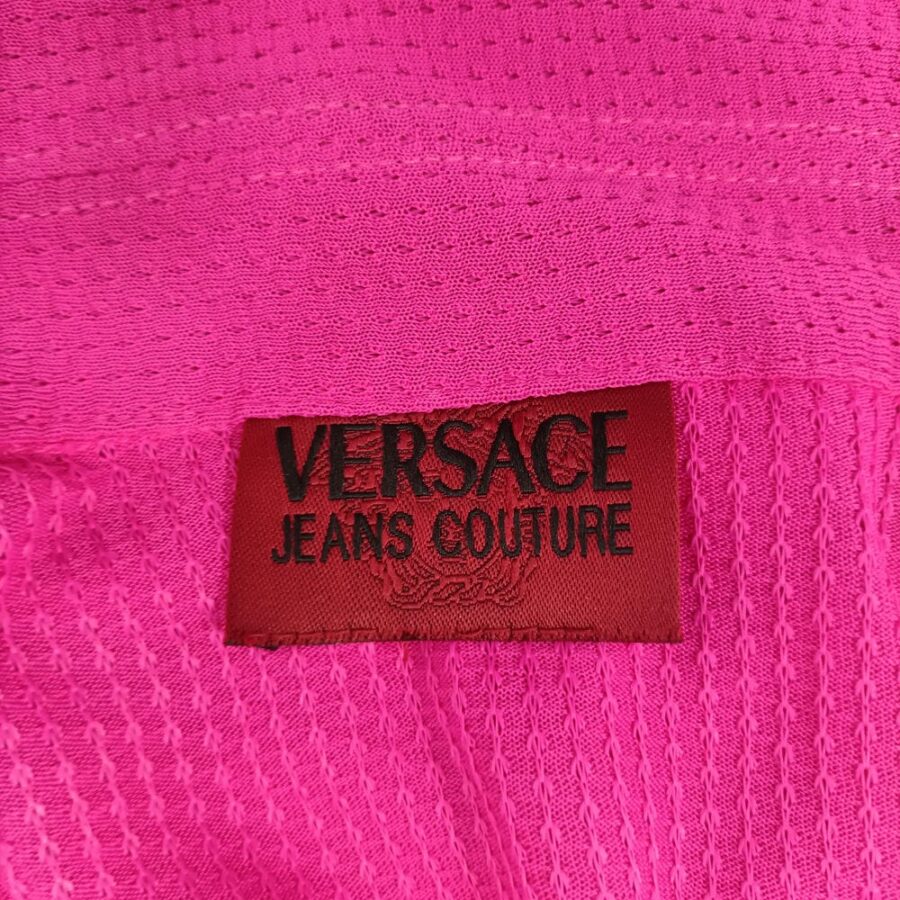 Versace camicia fucsia vintage