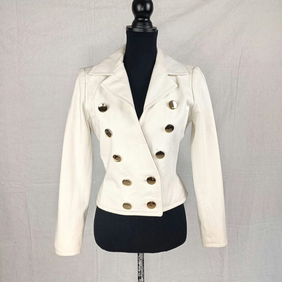ysl white jacket