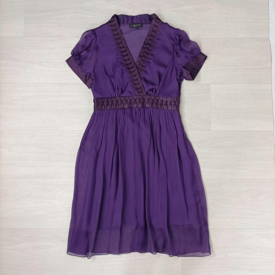 vestito viola elegante