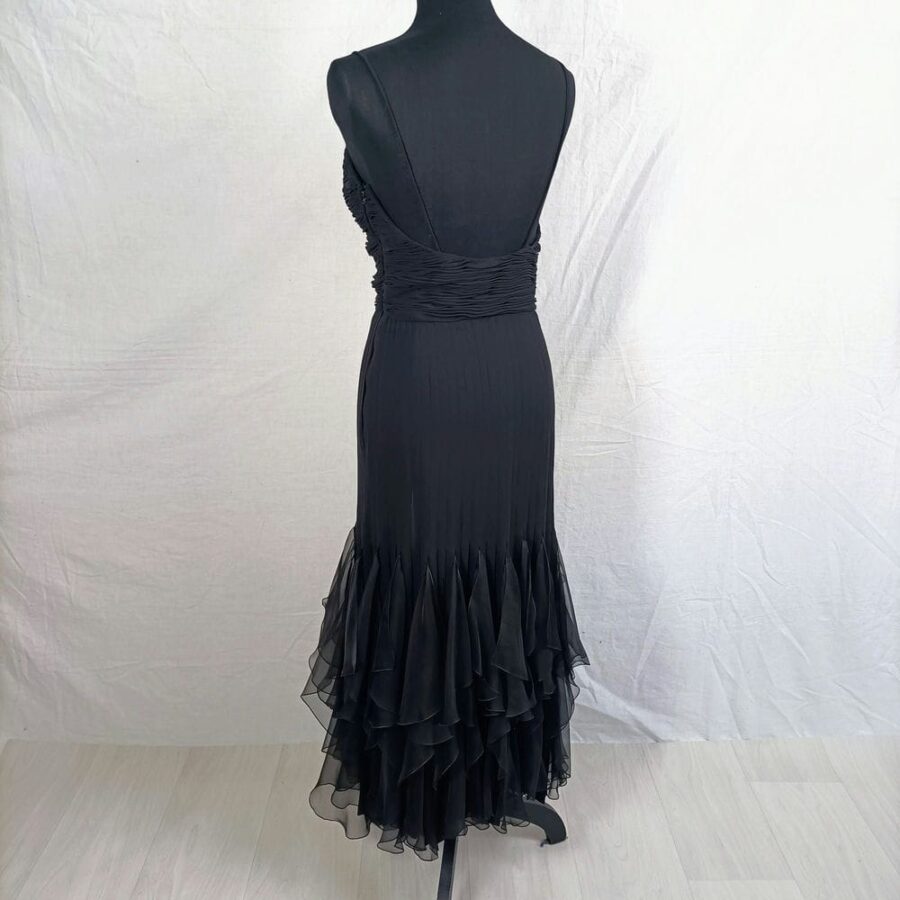 maxi black dress