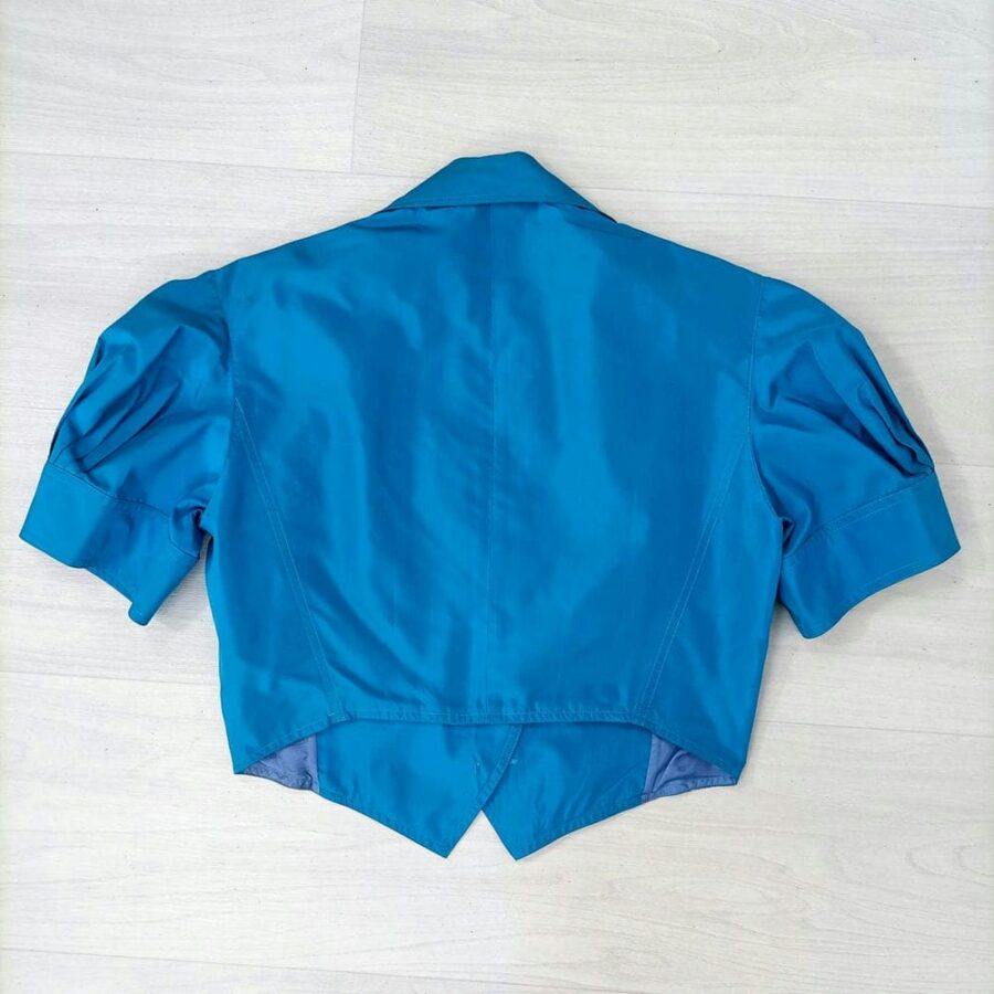 ceremony turquoise vintage jacket