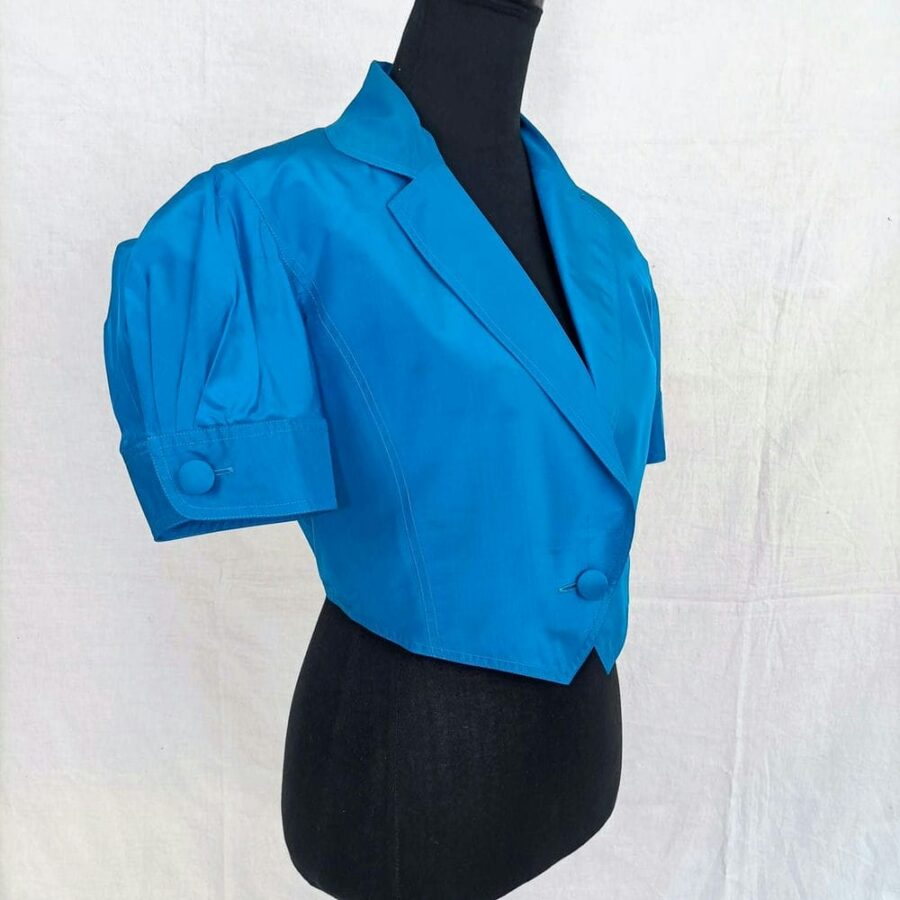 vintage turquoise jacket