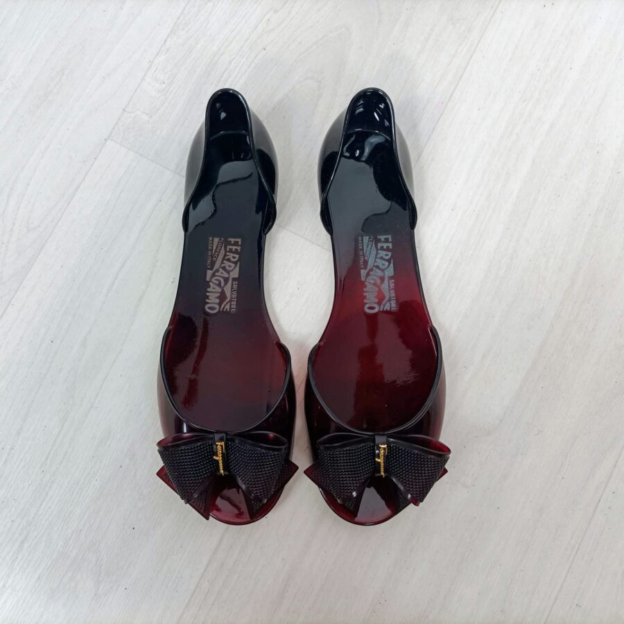 burgundy ballerinas shoes