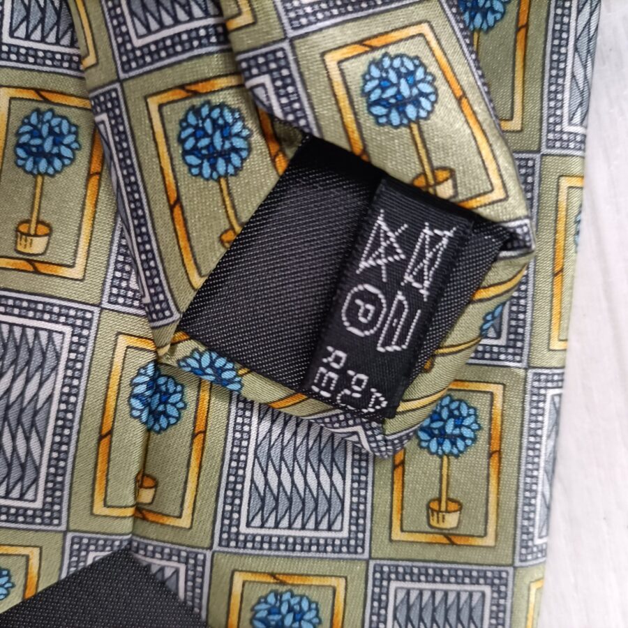 vintage silk tie