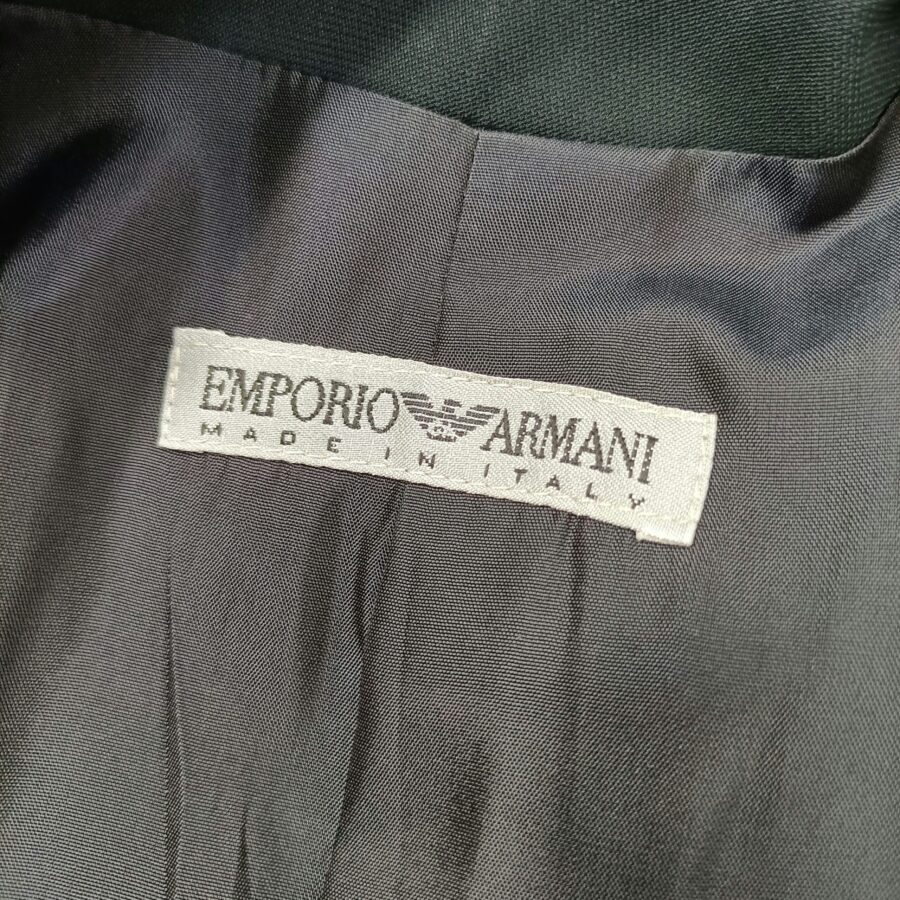 Emporio Armani vintage giacca estiva nera