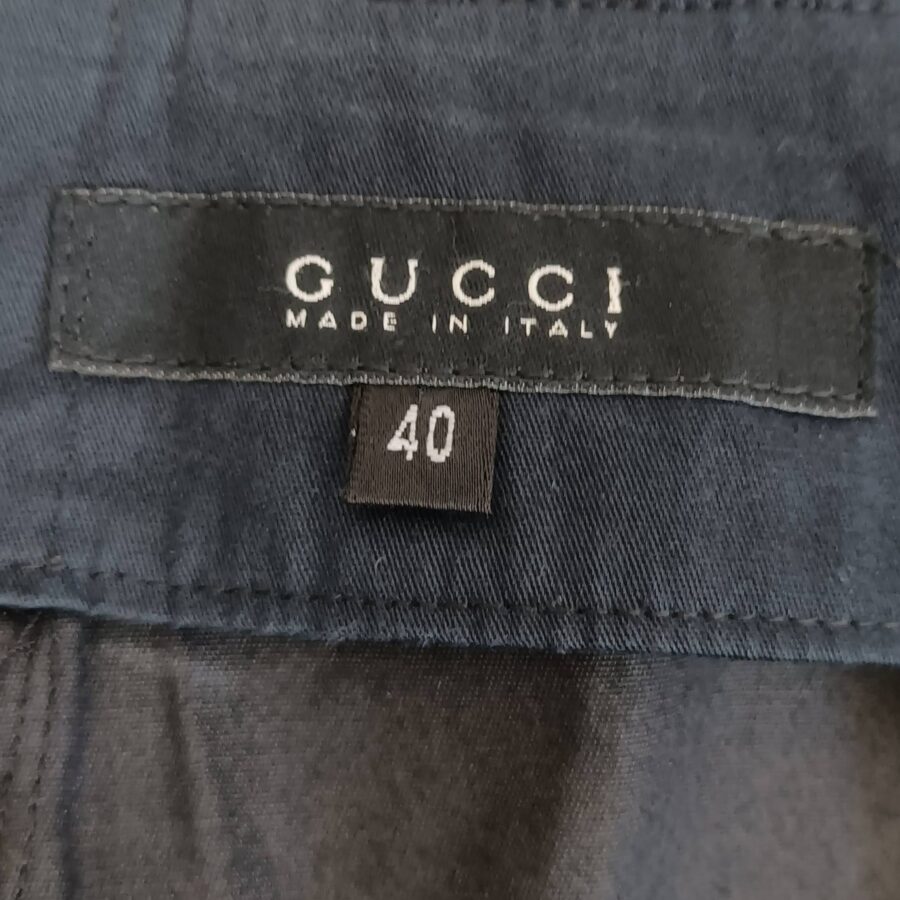 Gonna Gucci corta blu y2k