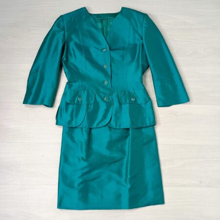 Tailleur verde smeraldo