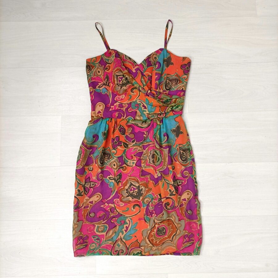 vintage silk dress