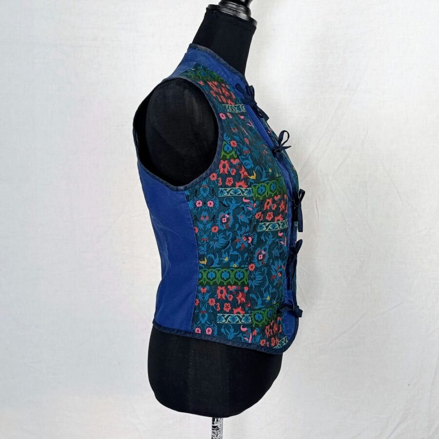 gilet vintage fiori