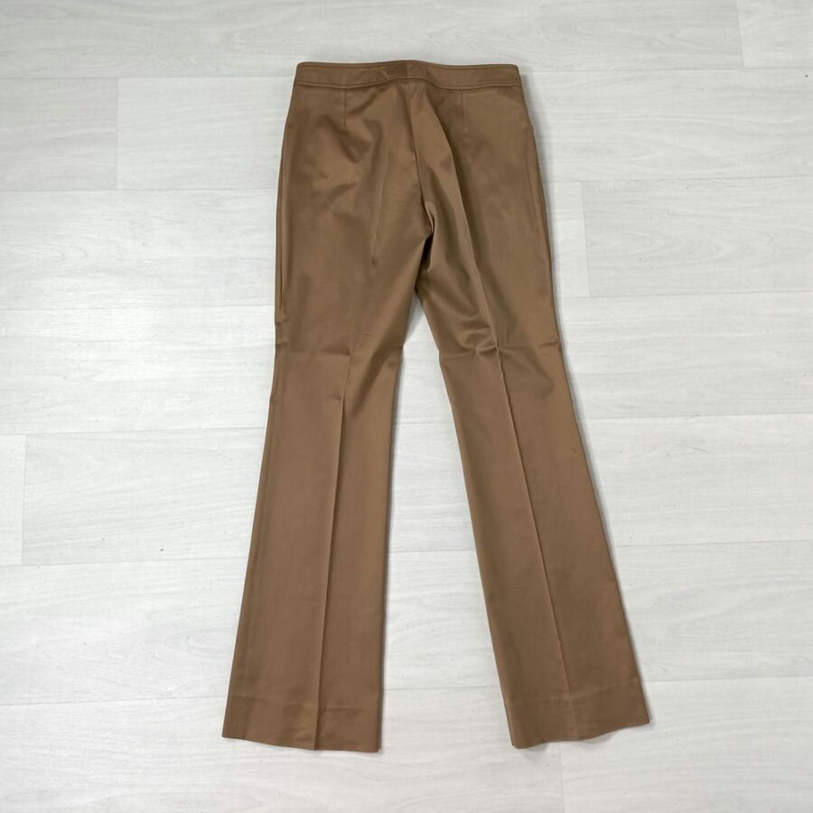 Pantaloni dritti Gucci anni '90 color nocciola