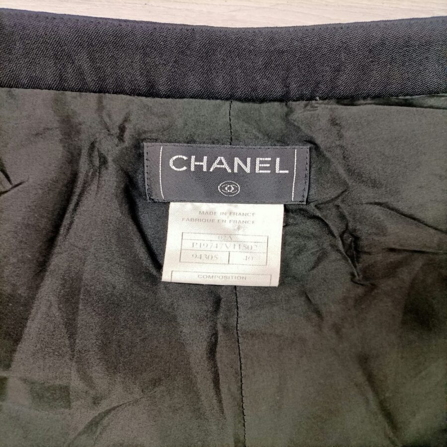 Chanel black pants suit