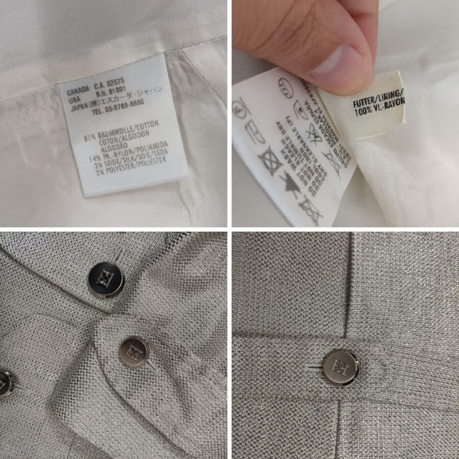 silver vintage jacket