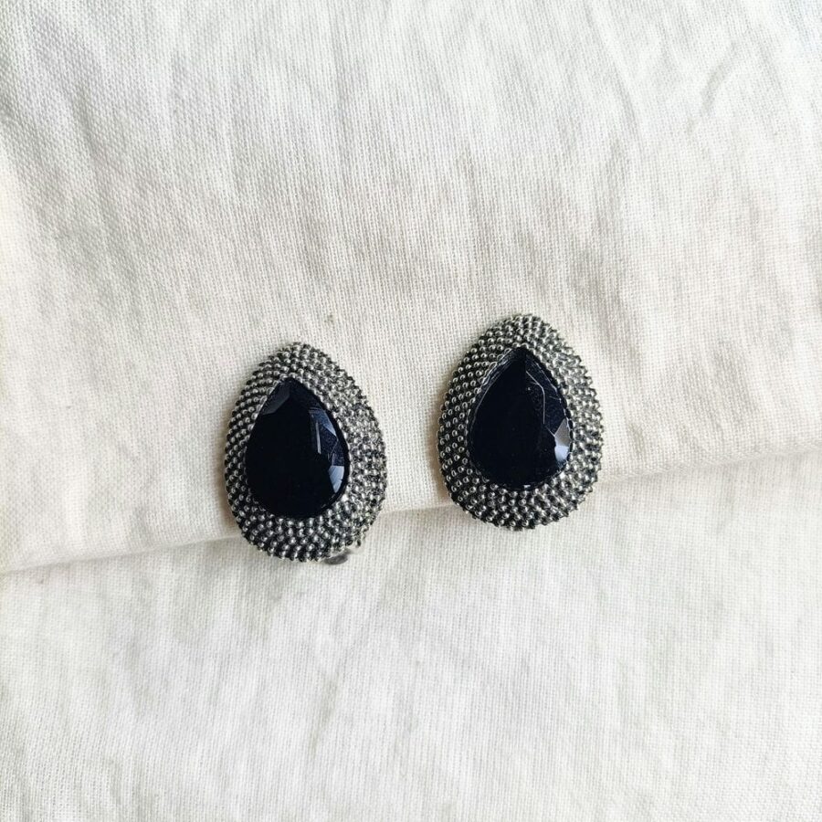 Black drop earrings