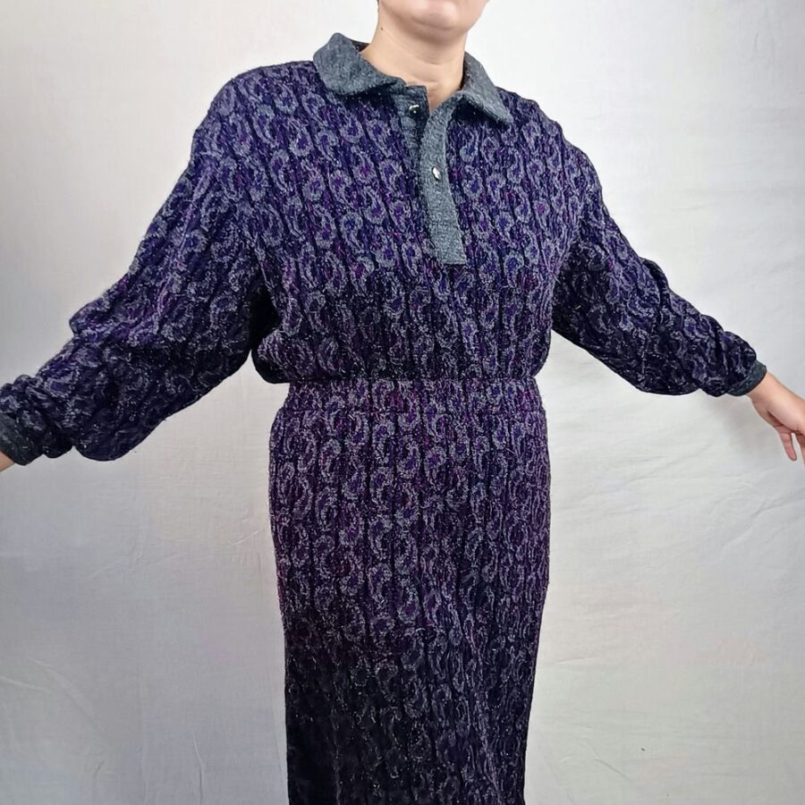 violet suit vintage