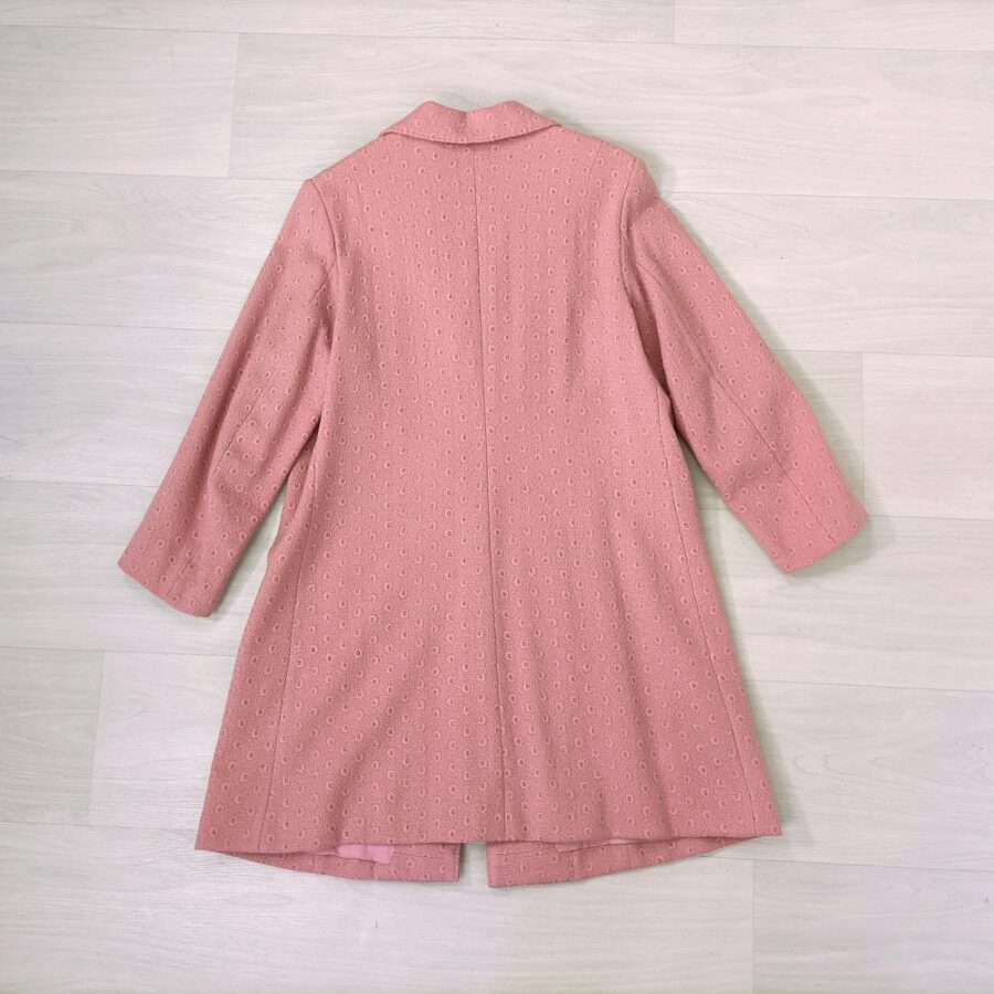 pink coat vintage