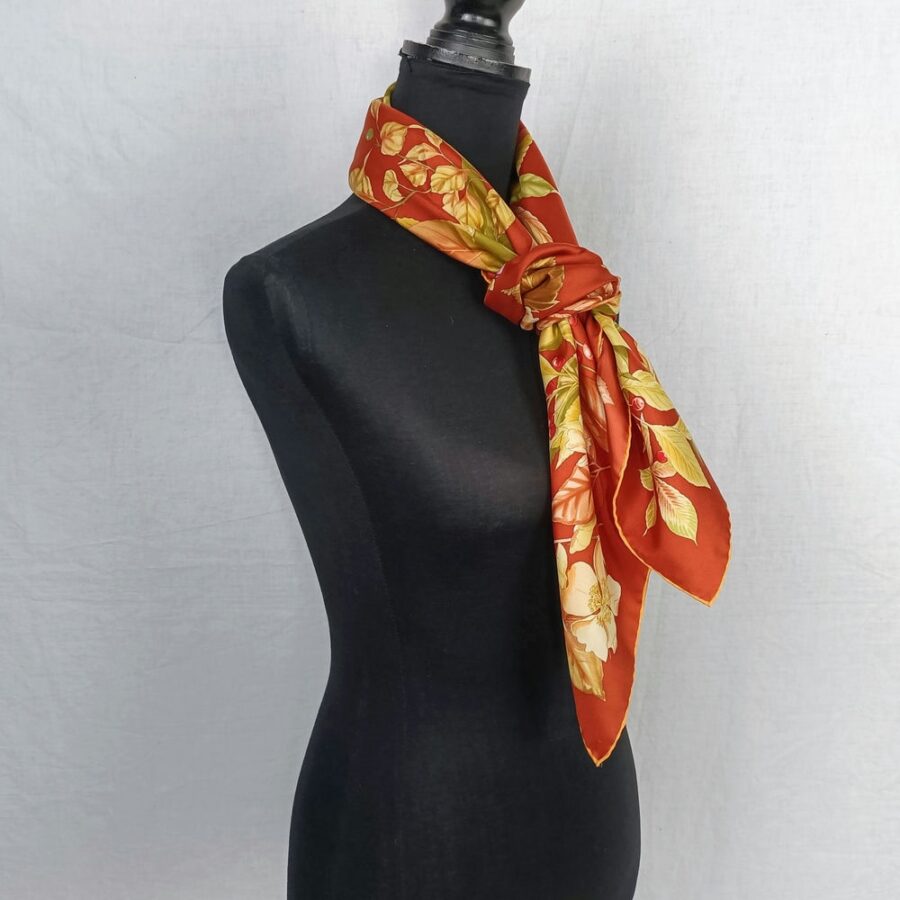 ferragamo vintage silk scarf