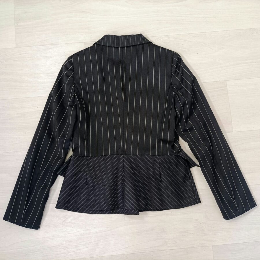 pinstriped vintage jacket