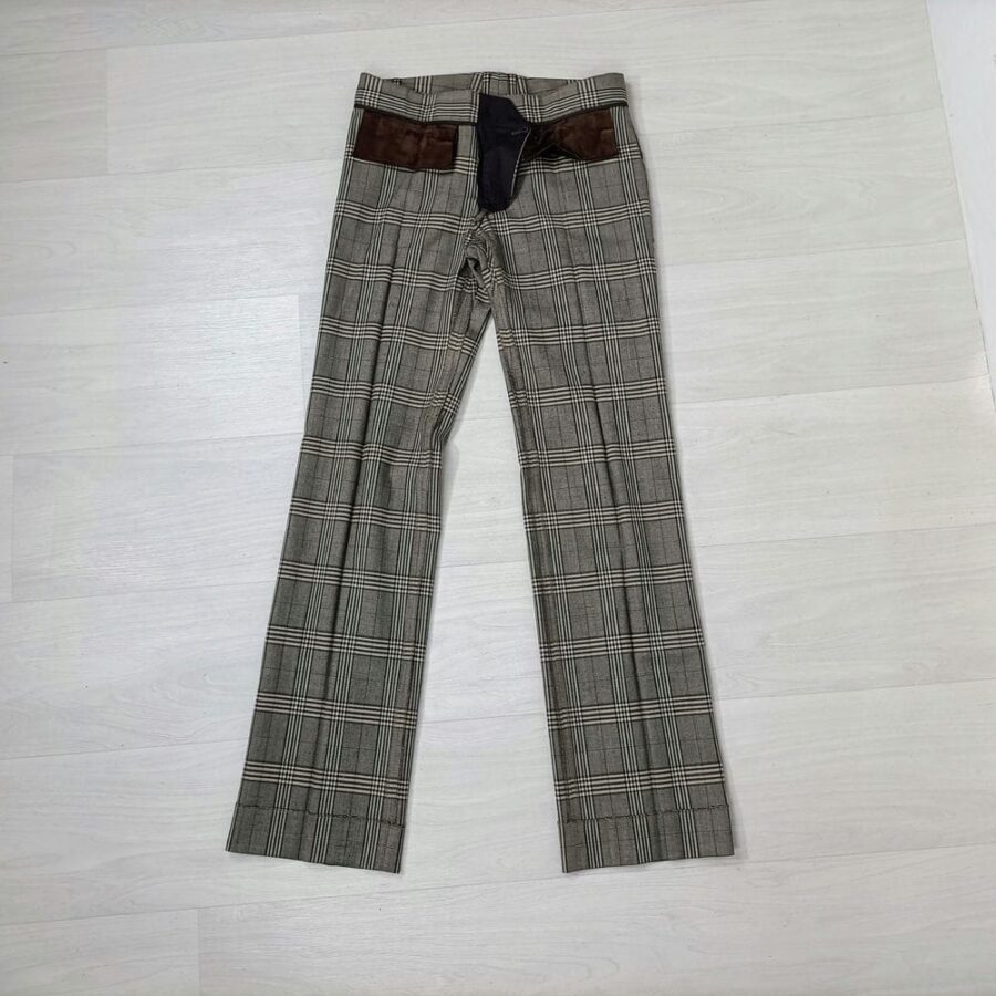 vintage tartan pants