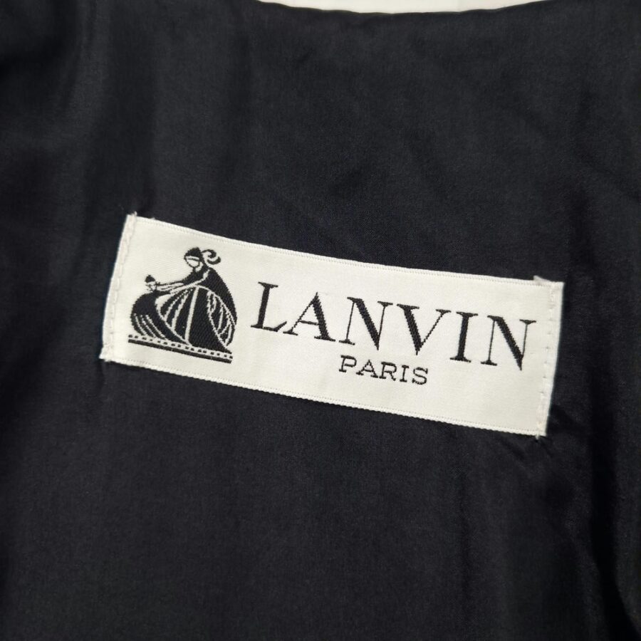 Lanvin soprabito nero vintage anni 60