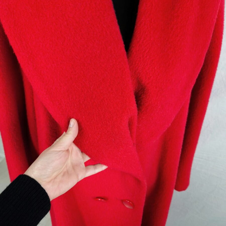 vintage red coat