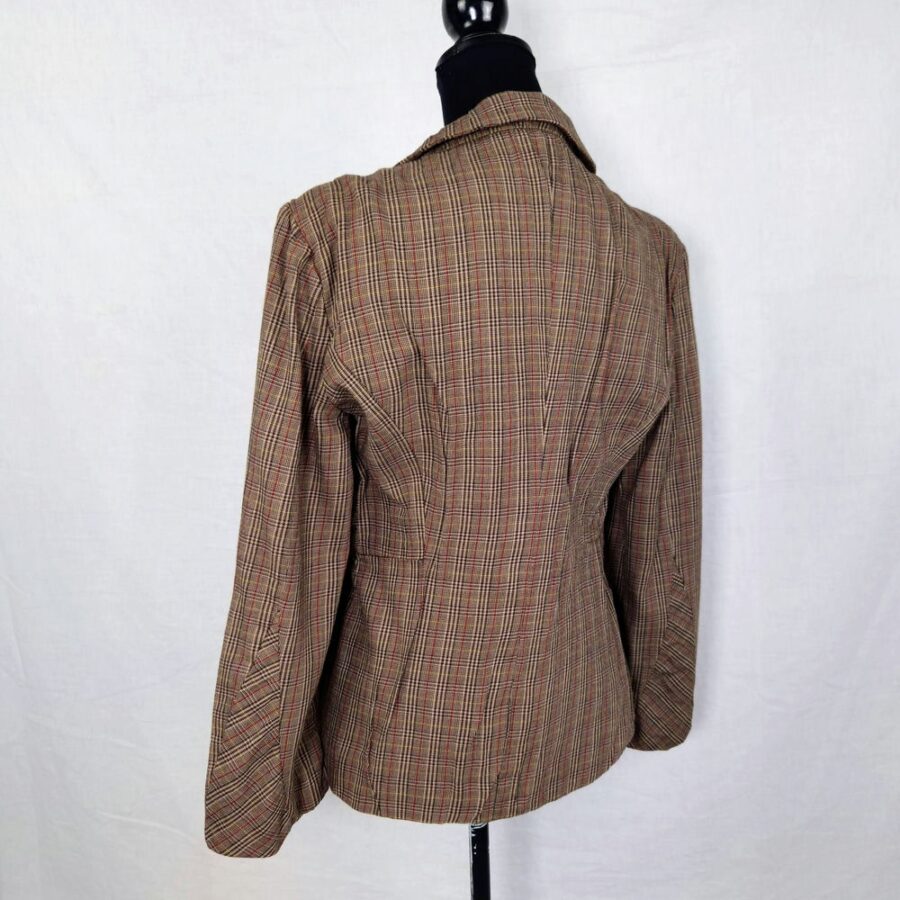 vintage women brown jacket