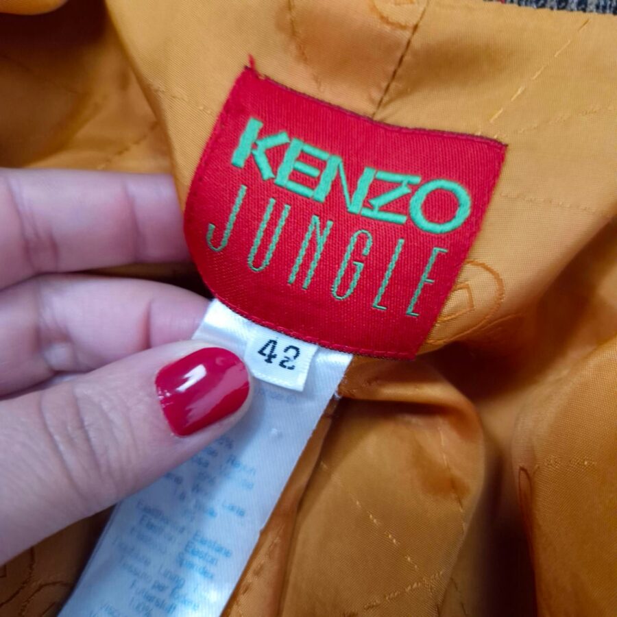 Giacca marrone Kenzo vintage 1990s