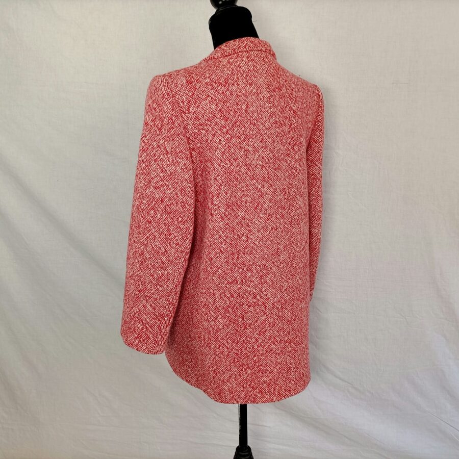 cappotto donna rosso melange