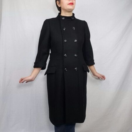 Cappotto Max Mara vintage nero