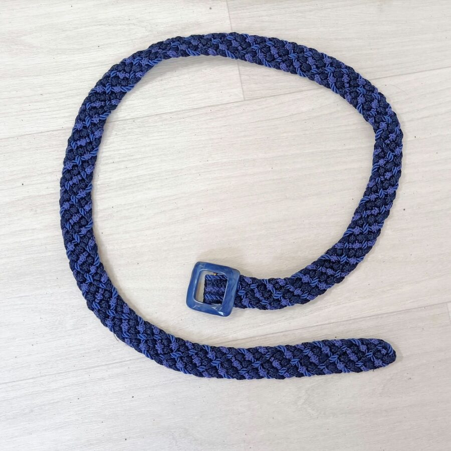 blue cord belt