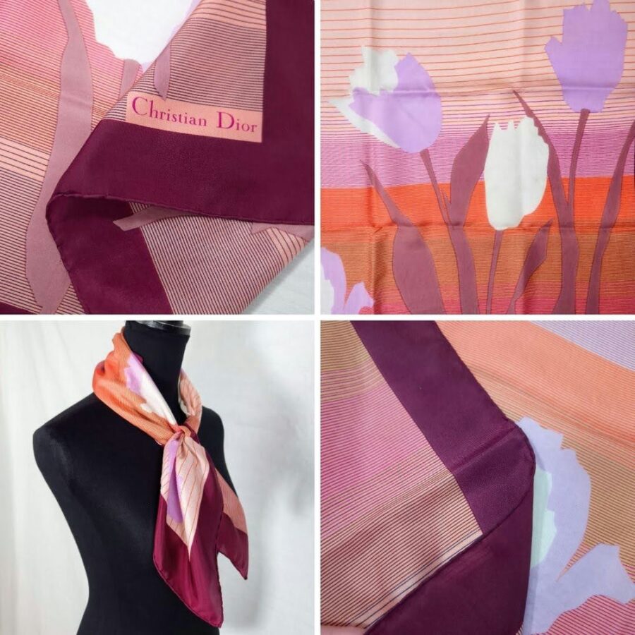 foulard seta Christian Dior