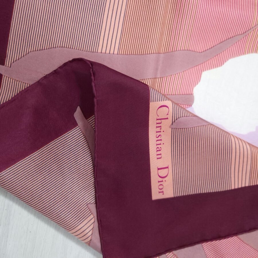 Foulard in seta con tulipani Christian Dior